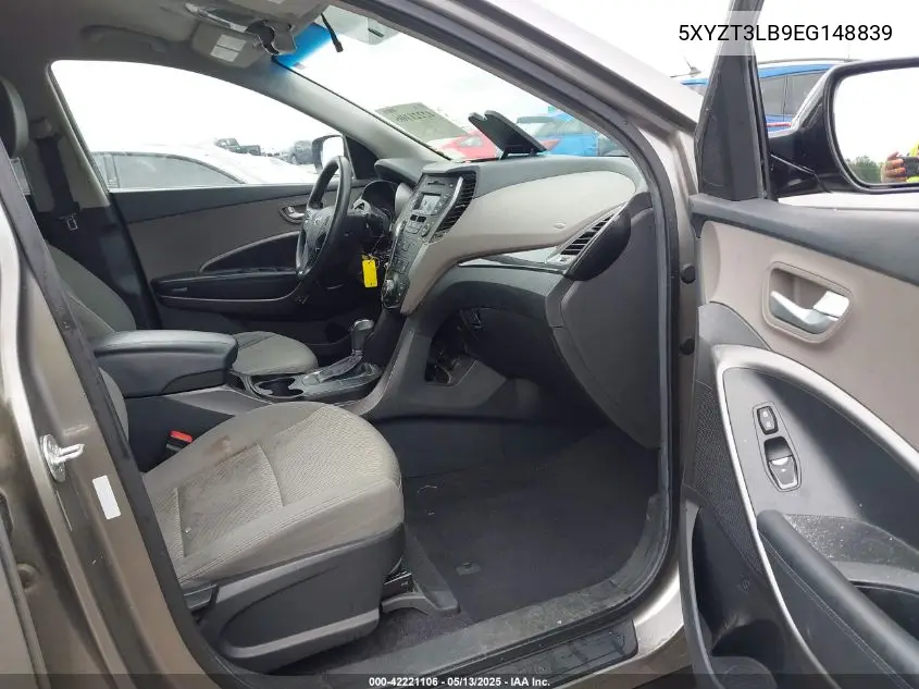 2014 Hyundai Santa Fe Sport 2.4L VIN: 5XYZT3LB9EG148839 Lot: 42221106