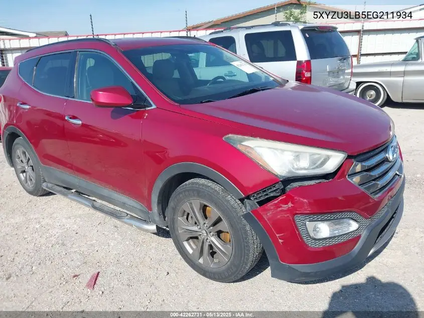 2014 Hyundai Santa Fe Sport 2.4L VIN: 5XYZU3LB5EG211934 Lot: 42262731