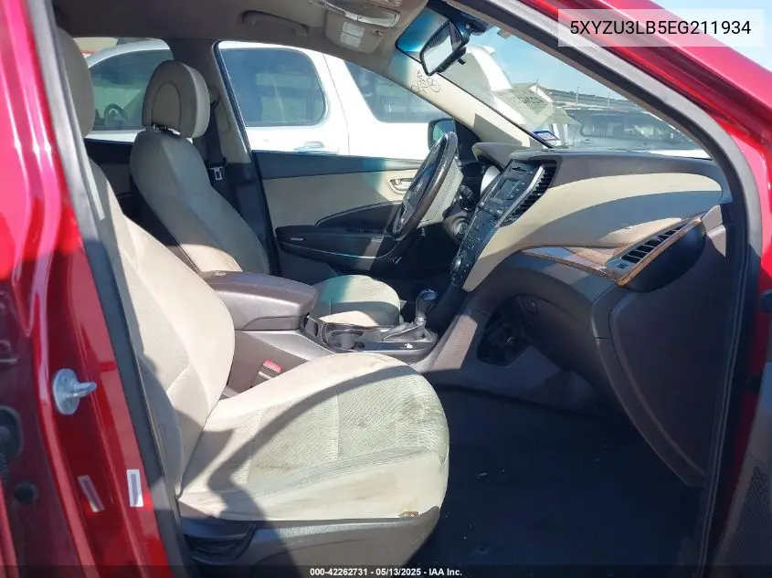 2014 Hyundai Santa Fe Sport 2.4L VIN: 5XYZU3LB5EG211934 Lot: 42262731