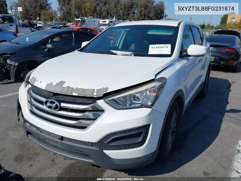 2015 Hyundai Santa Fe Sport 2.4L VIN: 5XYZT3LB8FG231874 Lot: 41980010