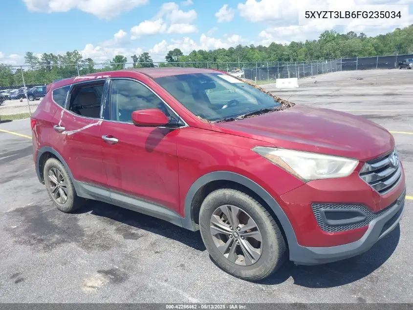 2015 Hyundai Santa Fe Sport 2.4L VIN: 5XYZT3LB6FG235034 Lot: 42266462