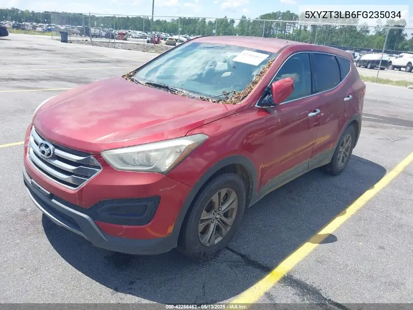 2015 Hyundai Santa Fe Sport 2.4L VIN: 5XYZT3LB6FG235034 Lot: 42266462