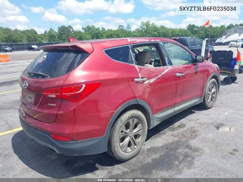 2015 Hyundai Santa Fe Sport 2.4L VIN: 5XYZT3LB6FG235034 Lot: 42266462