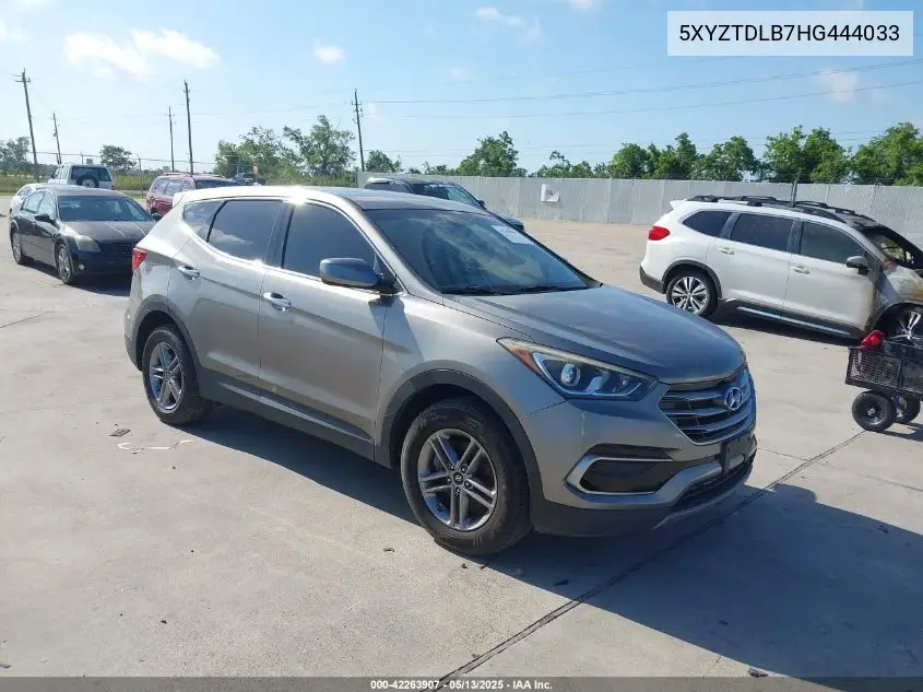 2017 Hyundai Santa Fe Sport 2.4L VIN: 5XYZTDLB7HG444033 Lot: 42263907