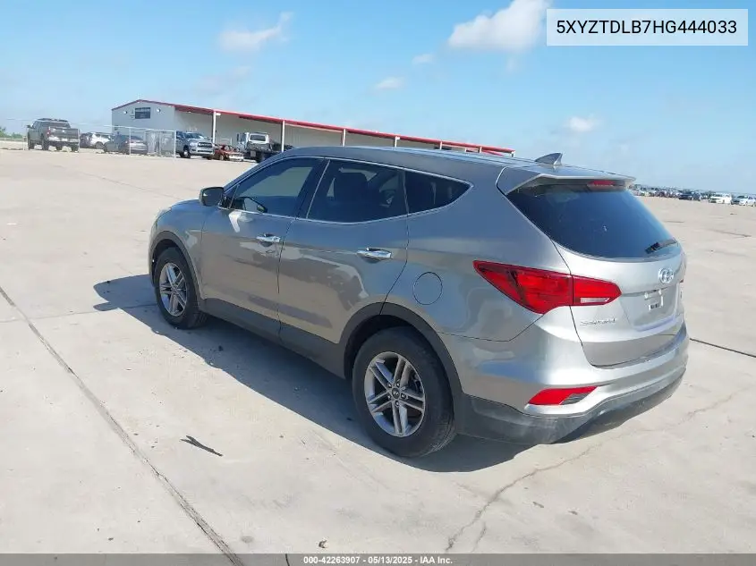 2017 Hyundai Santa Fe Sport 2.4L VIN: 5XYZTDLB7HG444033 Lot: 42263907