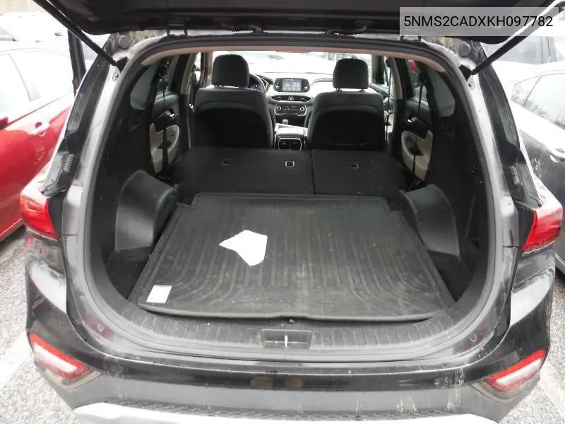 2019 Hyundai Santa Fe Se VIN: 5NMS2CADXKH097782 Lot: 42679125