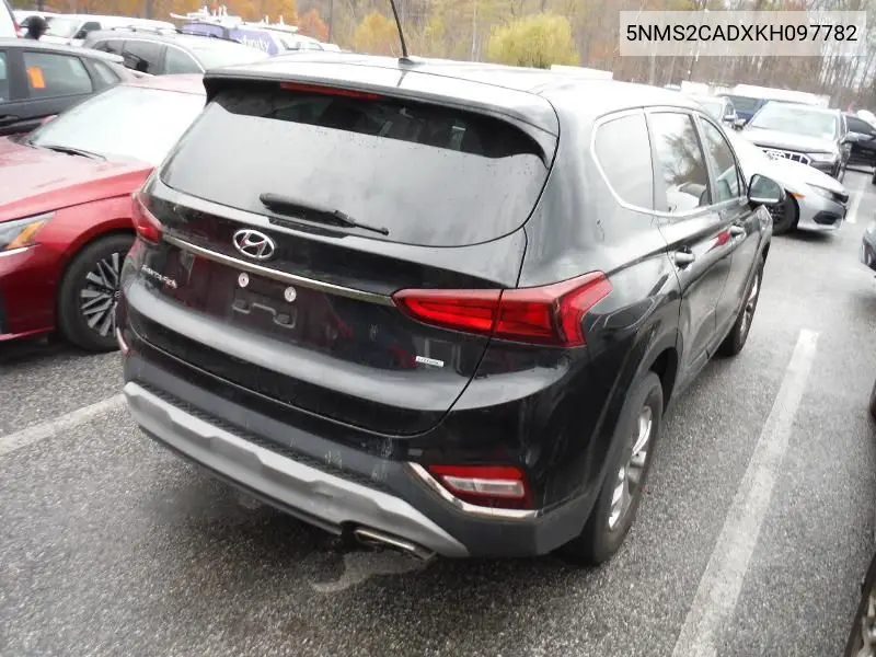 2019 Hyundai Santa Fe Se VIN: 5NMS2CADXKH097782 Lot: 42679125