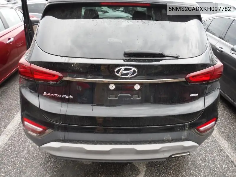 2019 Hyundai Santa Fe Se VIN: 5NMS2CADXKH097782 Lot: 42679125