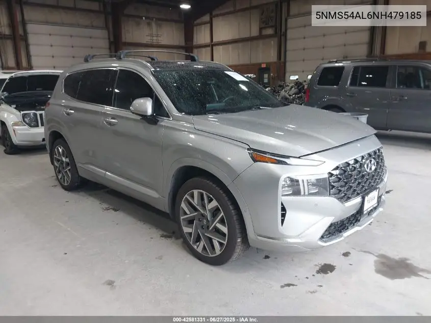 2022 Hyundai Santa Fe Calligraphy VIN: 5NMS54AL6NH479185 Lot: 42581331