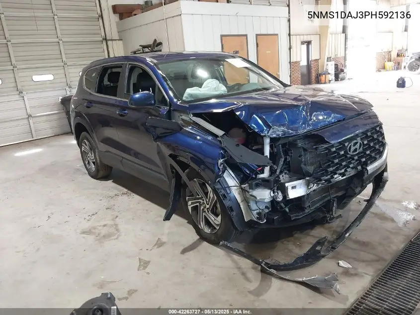 2023 Hyundai Santa Fe Se VIN: 5NMS1DAJ3PH592136 Lot: 42263727