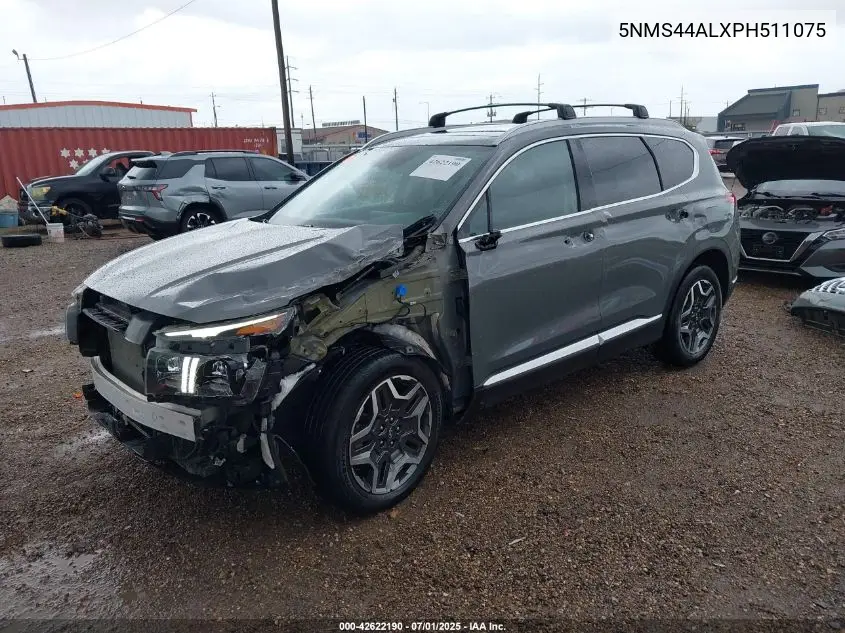 2023 Hyundai Santa Fe Limited VIN: 5NMS44ALXPH511075 Lot: 42622190