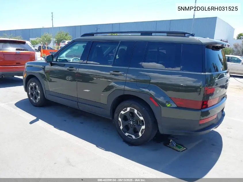 2024 Hyundai Santa Fe Sel VIN: 5NMP2DGL6RH031525 Lot: 42259134