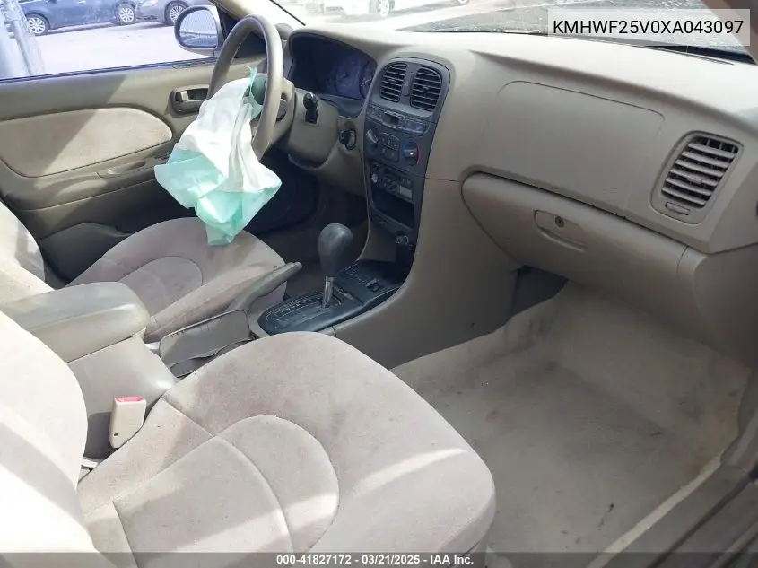 1999 Hyundai Sonata Gl VIN: KMHWF25V0XA043097 Lot: 41827172