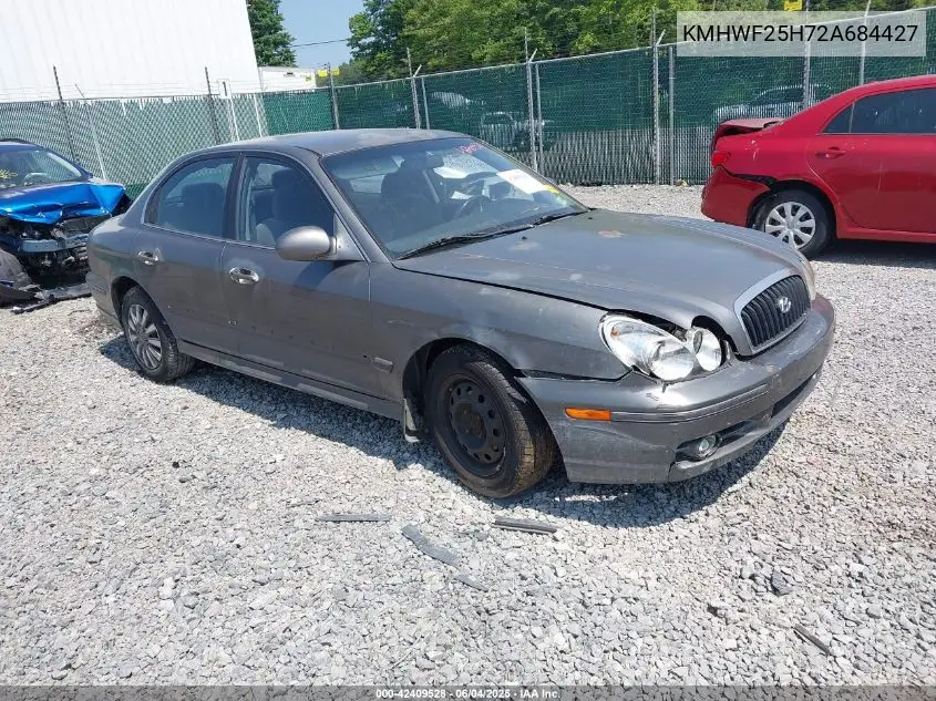 2002 Hyundai Sonata Gls VIN: KMHWF25H72A684427 Lot: 42409528