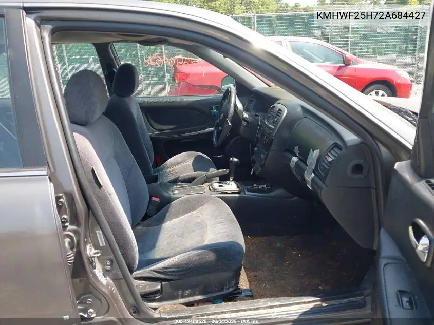 2002 Hyundai Sonata Gls VIN: KMHWF25H72A684427 Lot: 42409528