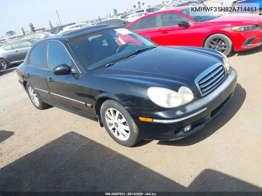 2002 Hyundai Sonata Gls/Lx VIN: KMHWF35H82A714461 Lot: 42467513