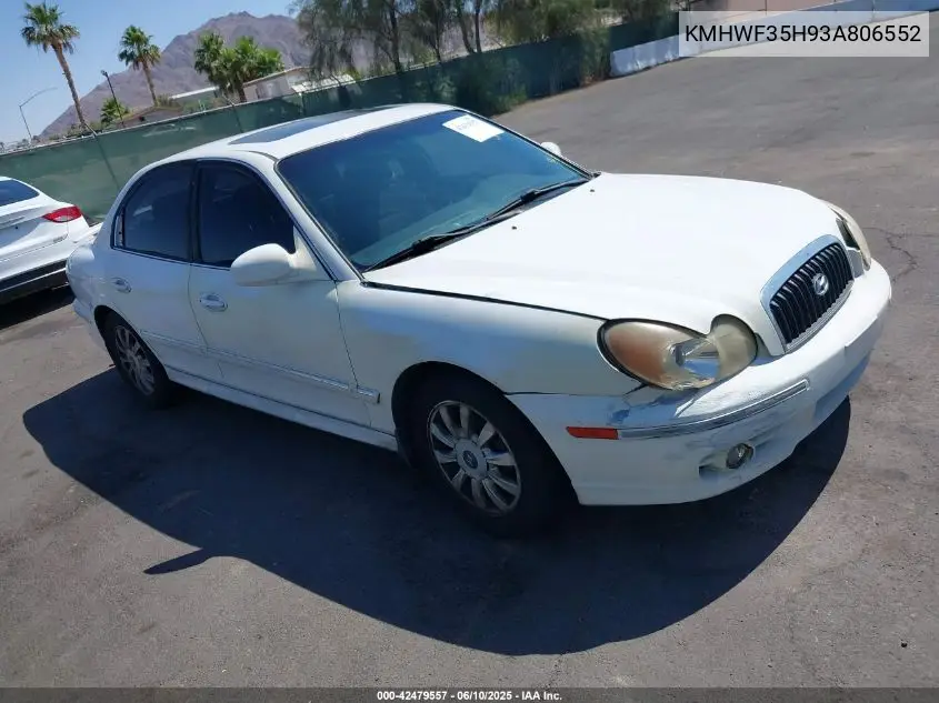 2003 Hyundai Sonata Gls/Lx VIN: KMHWF35H93A806552 Lot: 42479557