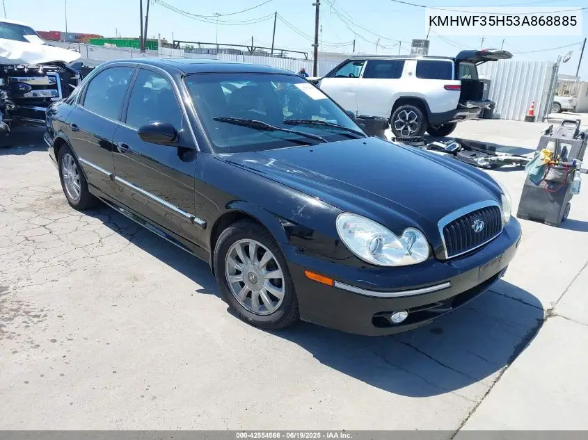 2003 Hyundai Sonata Gls/Lx VIN: KMHWF35H53A868885 Lot: 42554566