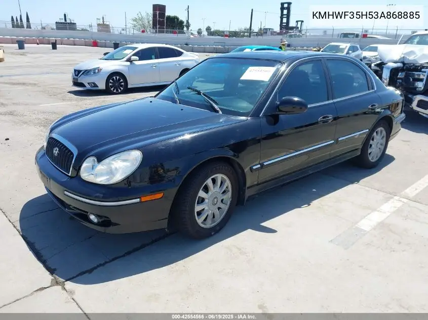2003 Hyundai Sonata Gls/Lx VIN: KMHWF35H53A868885 Lot: 42554566