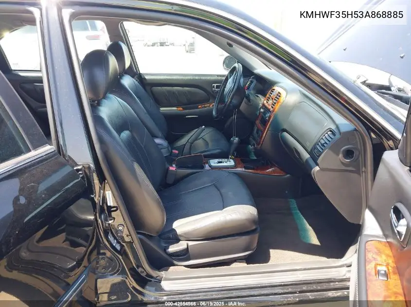 2003 Hyundai Sonata Gls/Lx VIN: KMHWF35H53A868885 Lot: 42554566