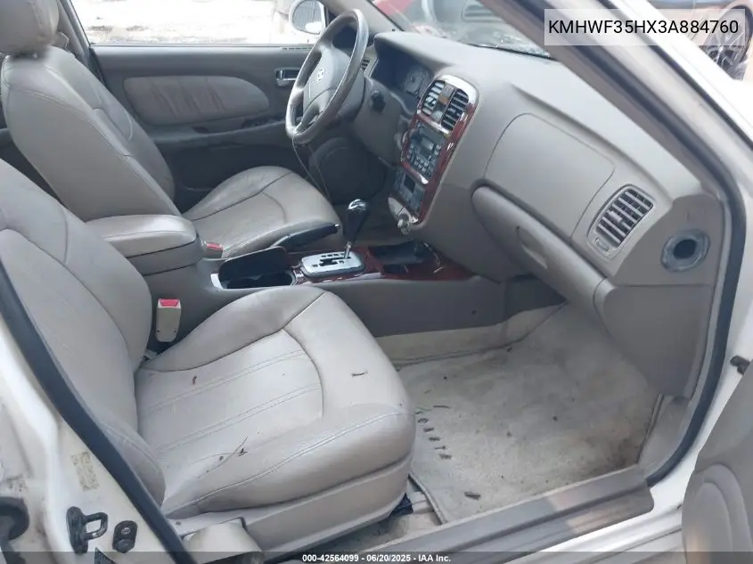 2003 Hyundai Sonata Gls/Lx VIN: KMHWF35HX3A884760 Lot: 42564099