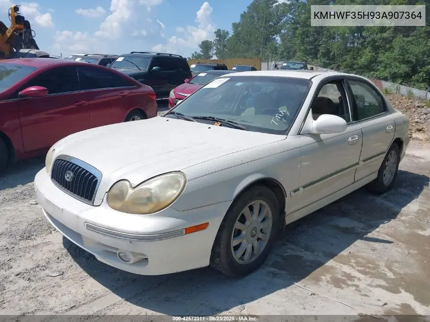 2003 Hyundai Sonata Gls/Lx VIN: KMHWF35H93A907364 Lot: 42572311