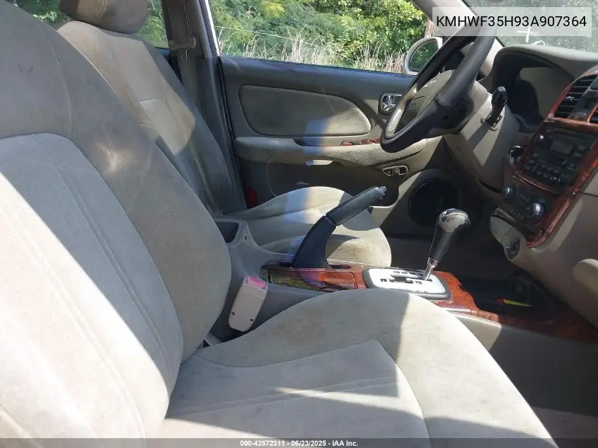 2003 Hyundai Sonata Gls/Lx VIN: KMHWF35H93A907364 Lot: 42572311