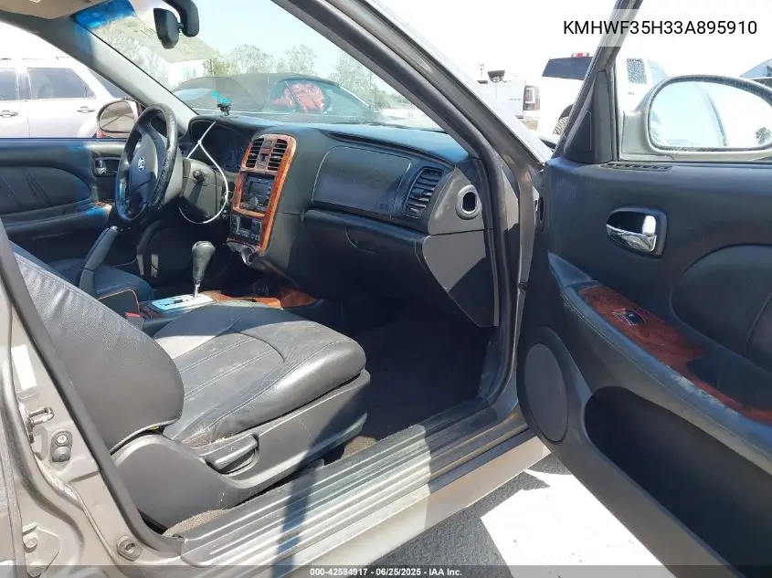 2003 Hyundai Sonata Gls/Lx VIN: KMHWF35H33A895910 Lot: 42584917
