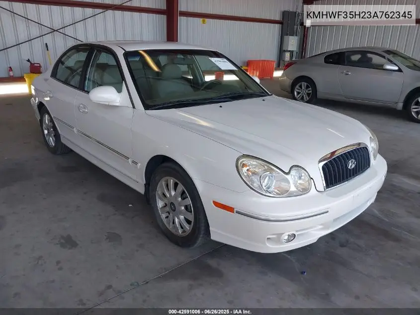 2003 Hyundai Sonata Gls/Lx VIN: KMHWF35H23A762345 Lot: 42591006