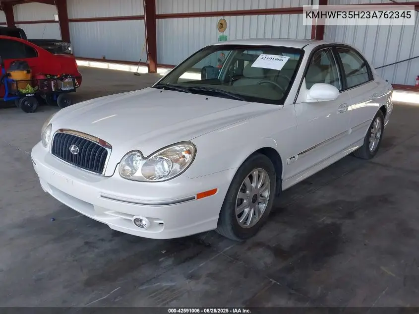 2003 Hyundai Sonata Gls/Lx VIN: KMHWF35H23A762345 Lot: 42591006
