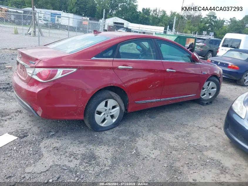 2012 Hyundai Sonata Hybrid VIN: KMHEC4A44CA037293 Lot: 42822583