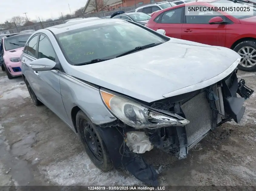 2013 Hyundai Sonata VIN: 5NPEC4AB4DH510025 Lot: 12245019