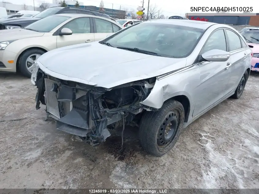 2013 Hyundai Sonata VIN: 5NPEC4AB4DH510025 Lot: 12245019