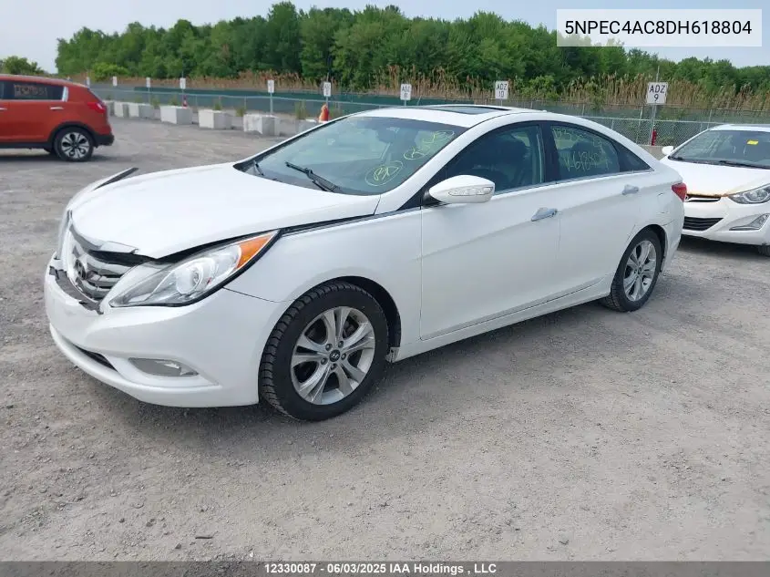 2013 Hyundai Sonata Se/Limited VIN: 5NPEC4AC8DH618804 Lot: 12330087