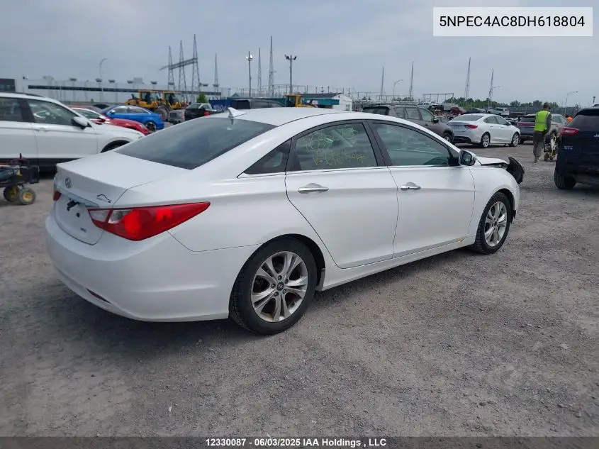2013 Hyundai Sonata Se/Limited VIN: 5NPEC4AC8DH618804 Lot: 12330087