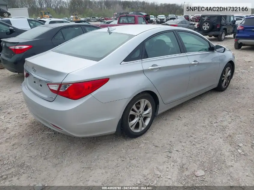 2013 Hyundai Sonata Limited VIN: 5NPEC4AC2DH732166 Lot: 42028768