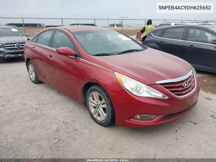 2013 Hyundai Sonata Gls VIN: 5NPEB4AC9DH625652 Lot: 42058429