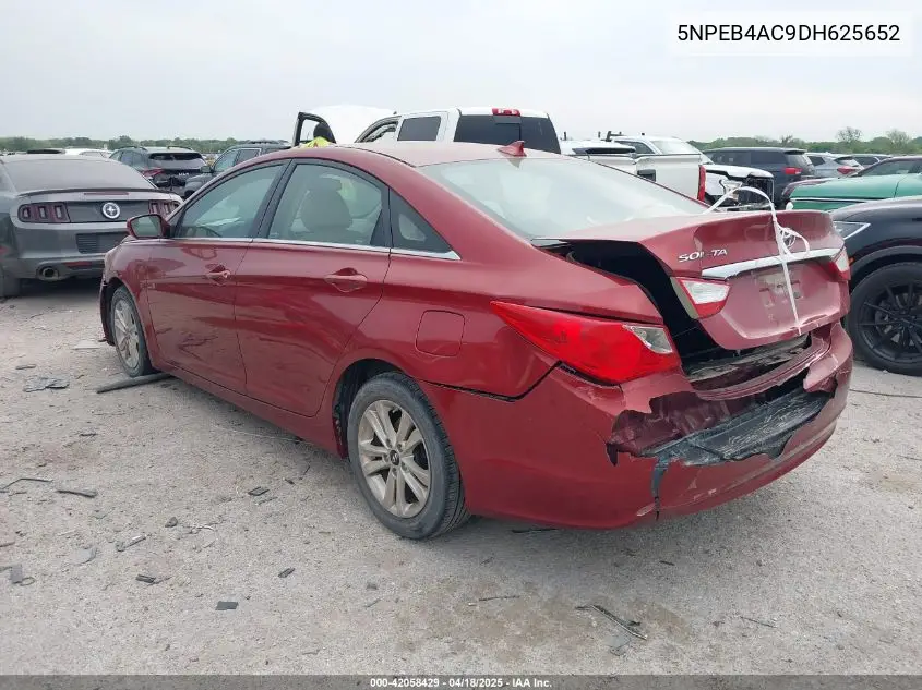2013 Hyundai Sonata Gls VIN: 5NPEB4AC9DH625652 Lot: 42058429