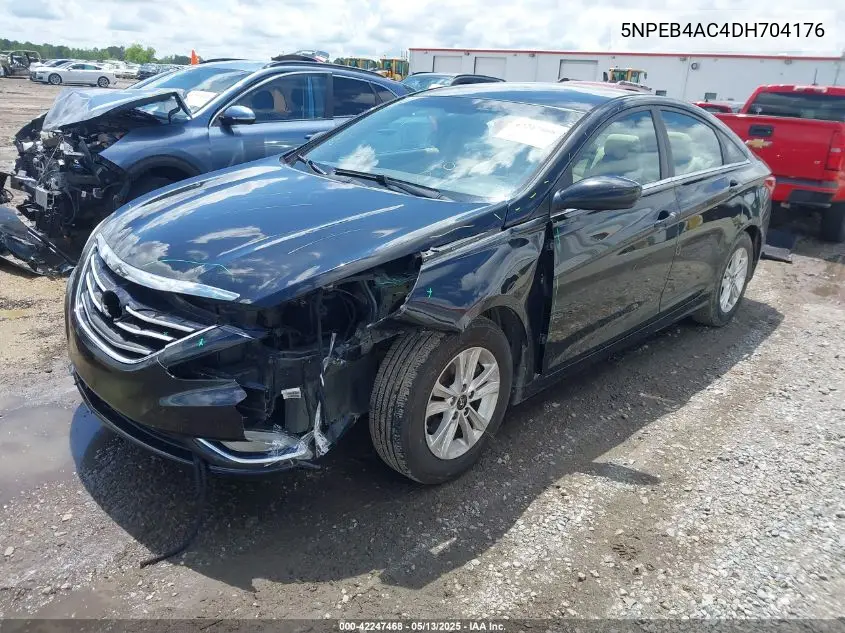 2013 Hyundai Sonata Gls VIN: 5NPEB4AC4DH704176 Lot: 42247468