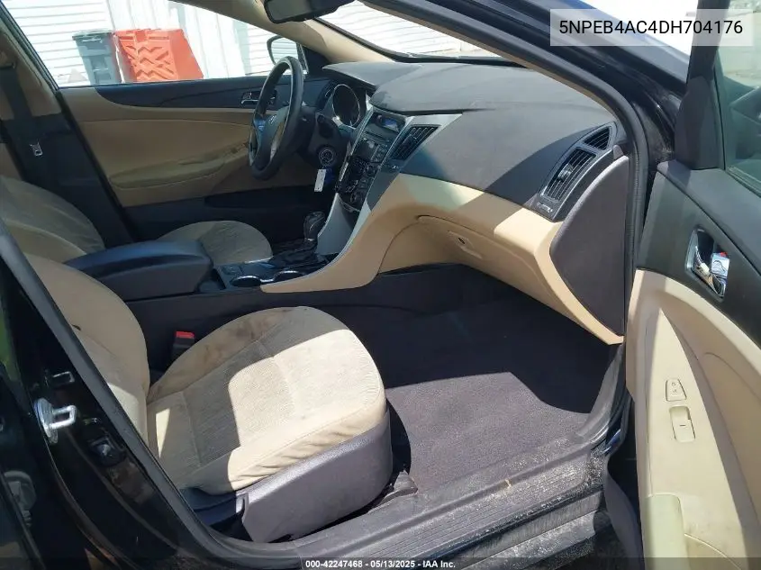 2013 Hyundai Sonata Gls VIN: 5NPEB4AC4DH704176 Lot: 42247468