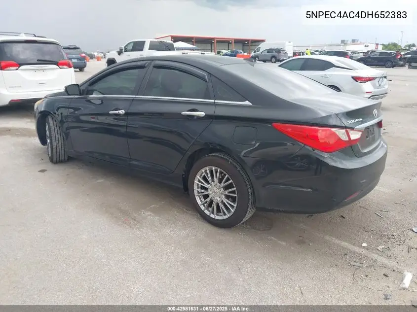 2013 Hyundai Sonata Limited VIN: 5NPEC4AC4DH652383 Lot: 42581631
