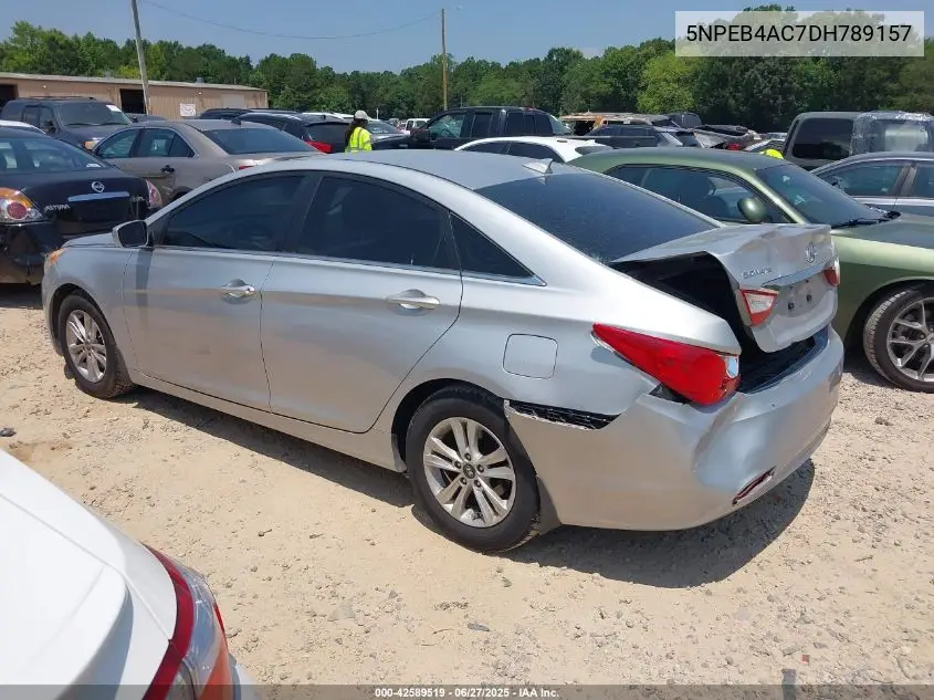 2013 Hyundai Sonata Gls VIN: 5NPEB4AC7DH789157 Lot: 42589519