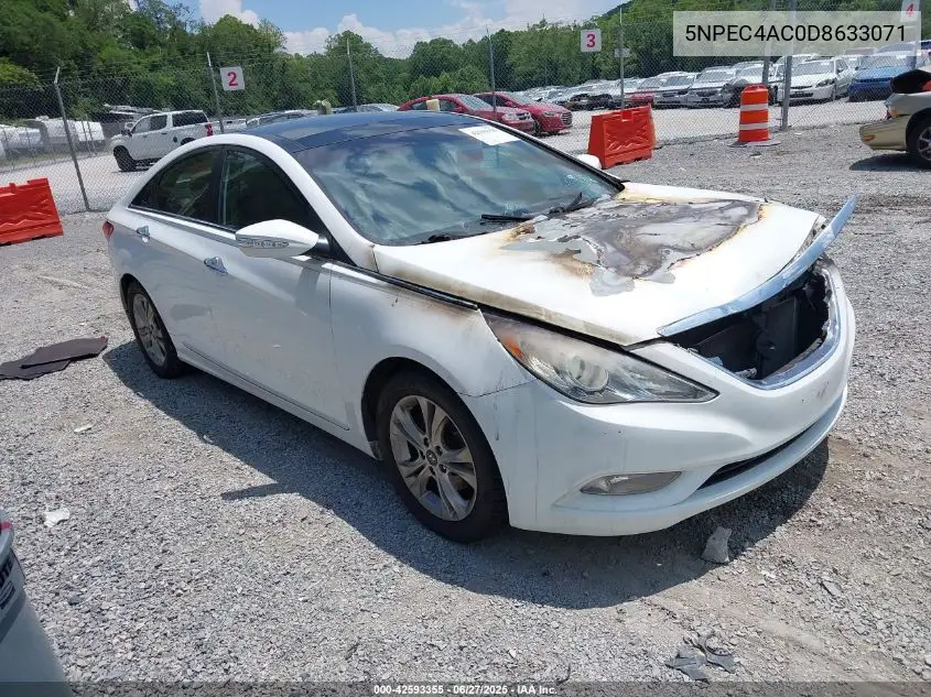 2013 Hyundai Sonata Gls/Limited/Se VIN: 5NPEC4AC0D8633071 Lot: 42593355