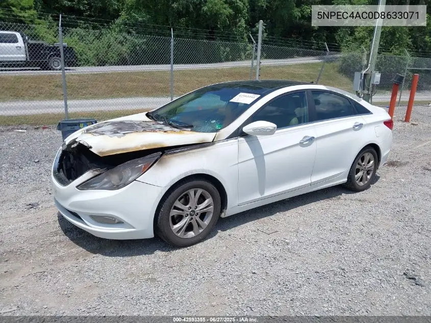 2013 Hyundai Sonata Gls/Limited/Se VIN: 5NPEC4AC0D8633071 Lot: 42593355