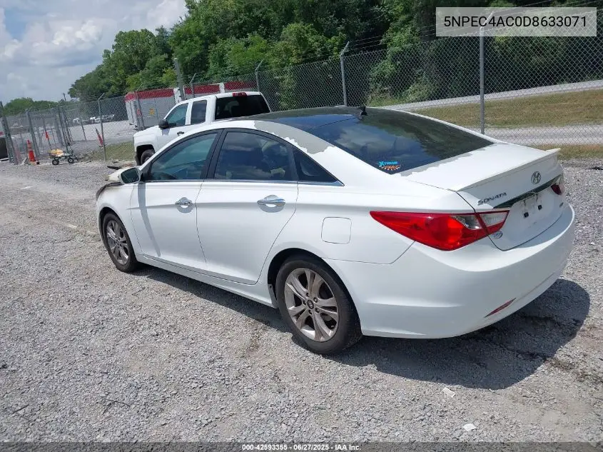 2013 Hyundai Sonata Gls/Limited/Se VIN: 5NPEC4AC0D8633071 Lot: 42593355
