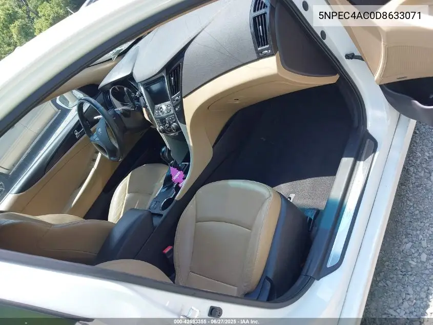 2013 Hyundai Sonata Gls/Limited/Se VIN: 5NPEC4AC0D8633071 Lot: 42593355