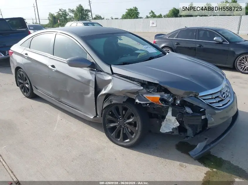 2013 Hyundai Sonata Se/Limited VIN: 5NPEC4AB8DH558725 Lot: 42609188