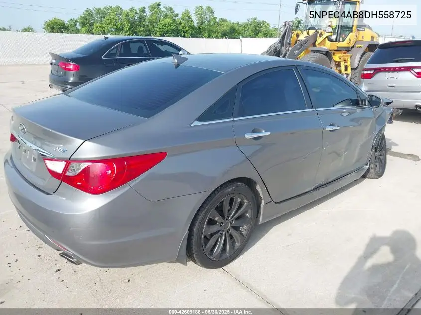 2013 Hyundai Sonata Se/Limited VIN: 5NPEC4AB8DH558725 Lot: 42609188