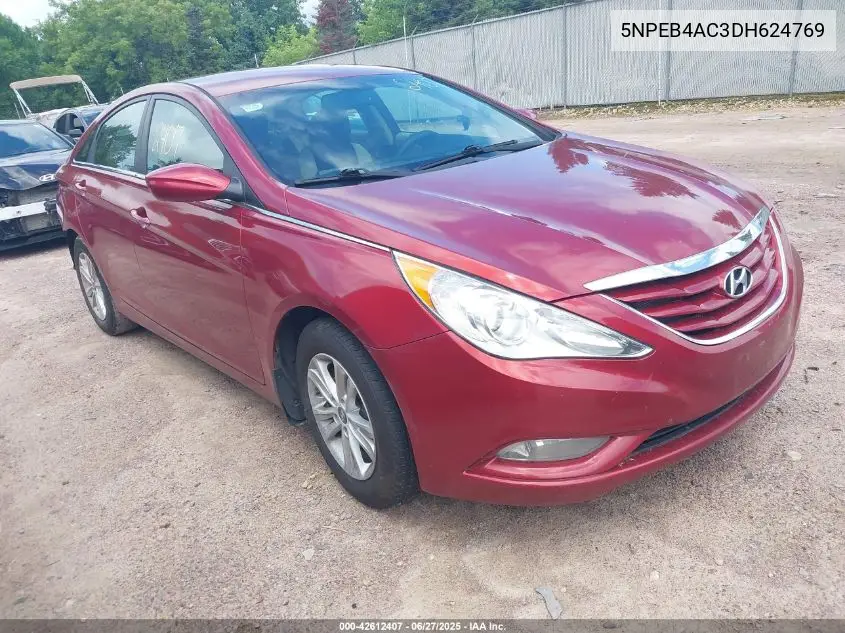2013 Hyundai Sonata Gls VIN: 5NPEB4AC3DH624769 Lot: 42612407