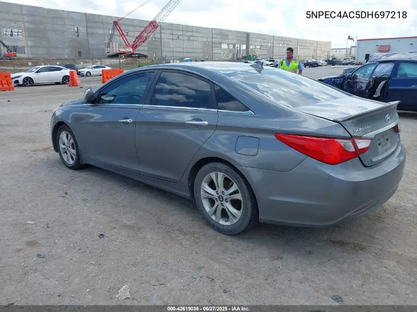 2013 Hyundai Sonata Limited VIN: 5NPEC4AC5DH697218 Lot: 42619036